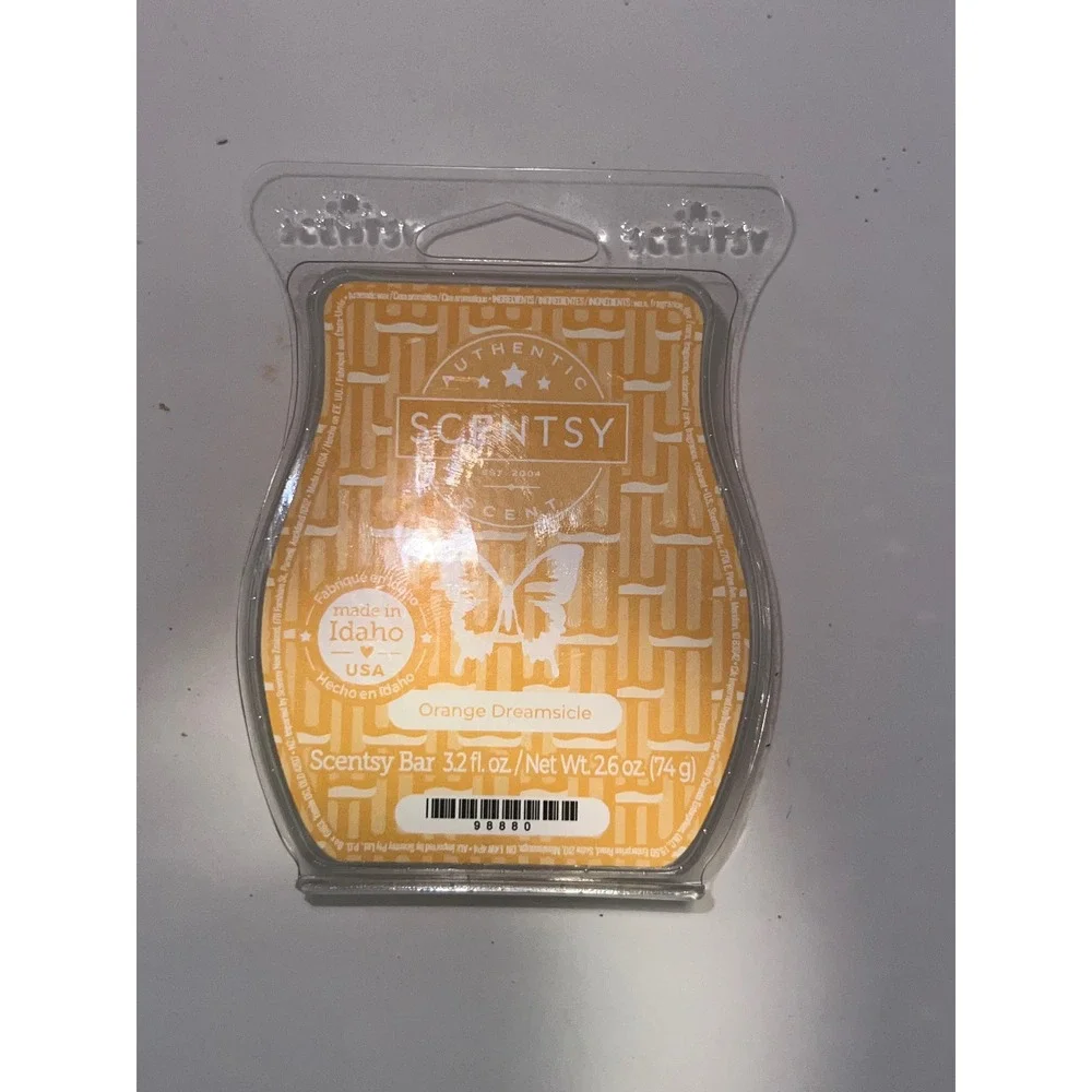 Scentsy Bar Orange Dreamsicle Wax Melt 2.6 oz 74g Fragrance Bar 98880